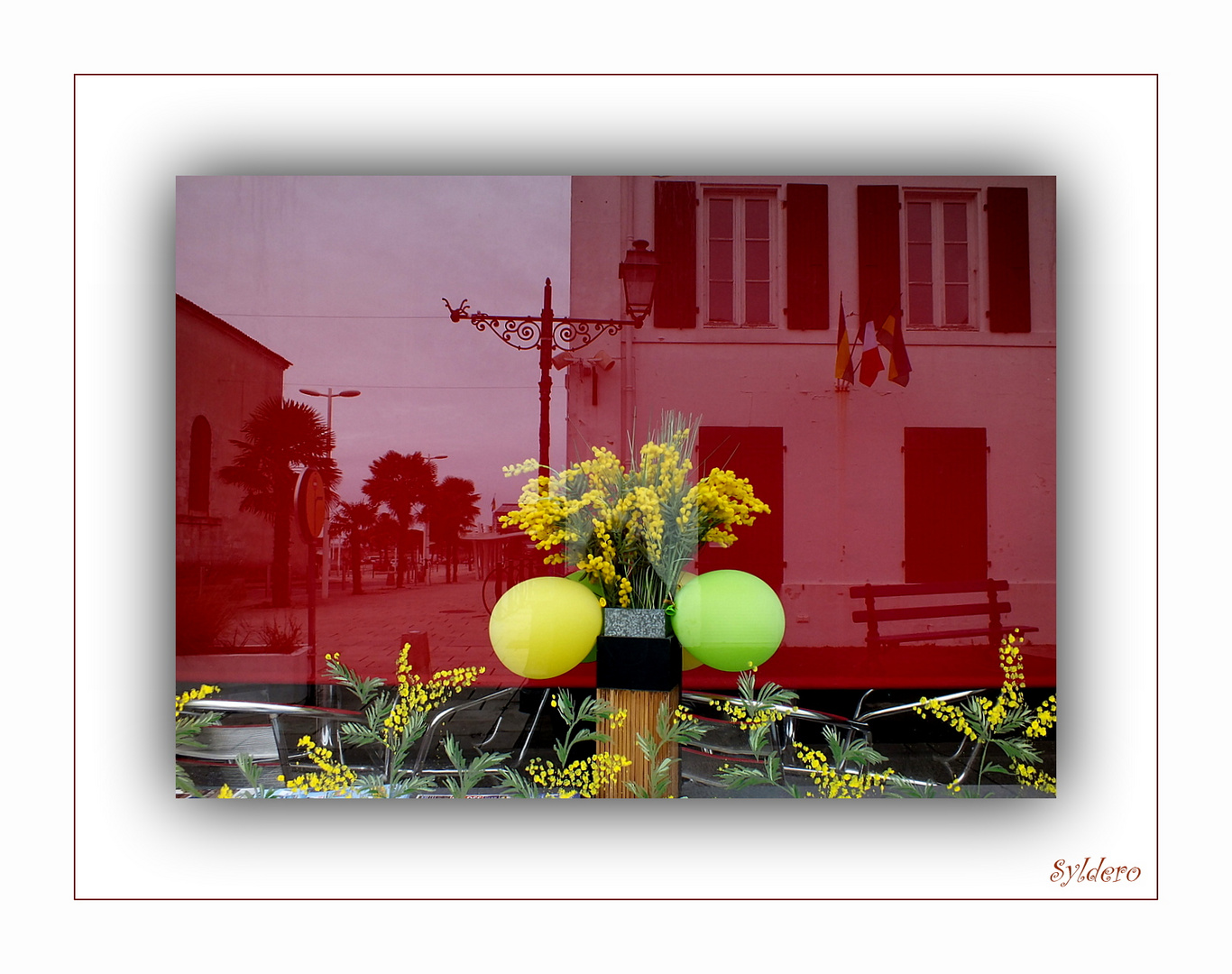 Vitrine en fête