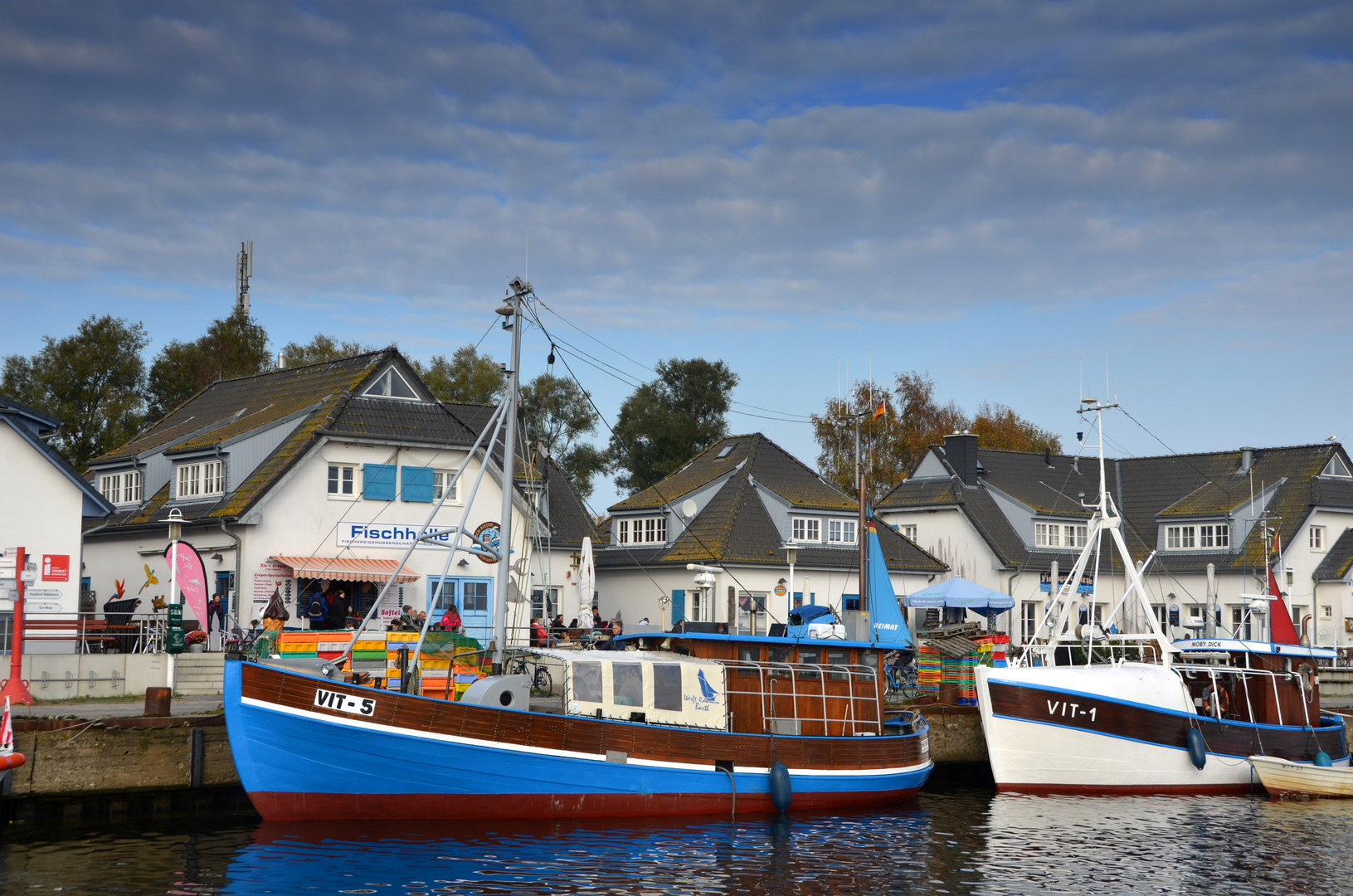 Vitte Hafen  Seebad Insel Hiddensee 