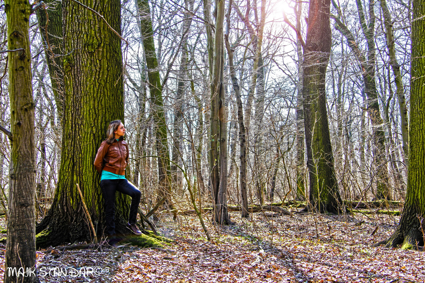 Vivien im Wald