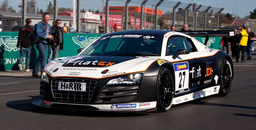 VLN 02.04.11, Audi R8 zur Startaufstellung