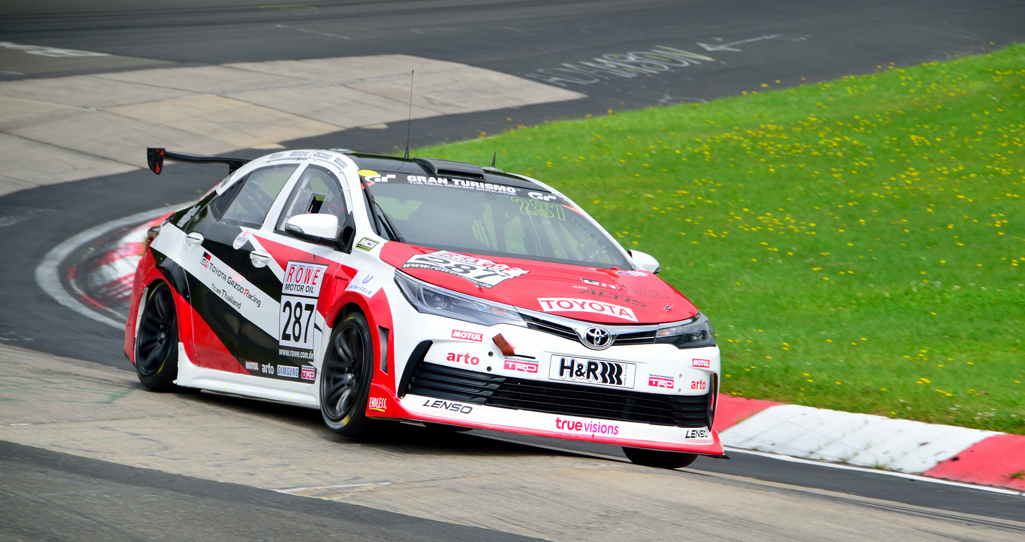 VLN # 287 - Toyota Corolla Altis Toyota Gazoo Racing Team Thailand