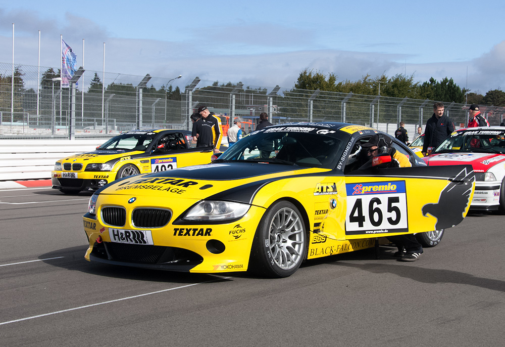 VLN 29.09.12, Black Falcon in der Startaufstellung