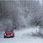 Vocho en la nieve (spanisch, = Käfer im Schnee)