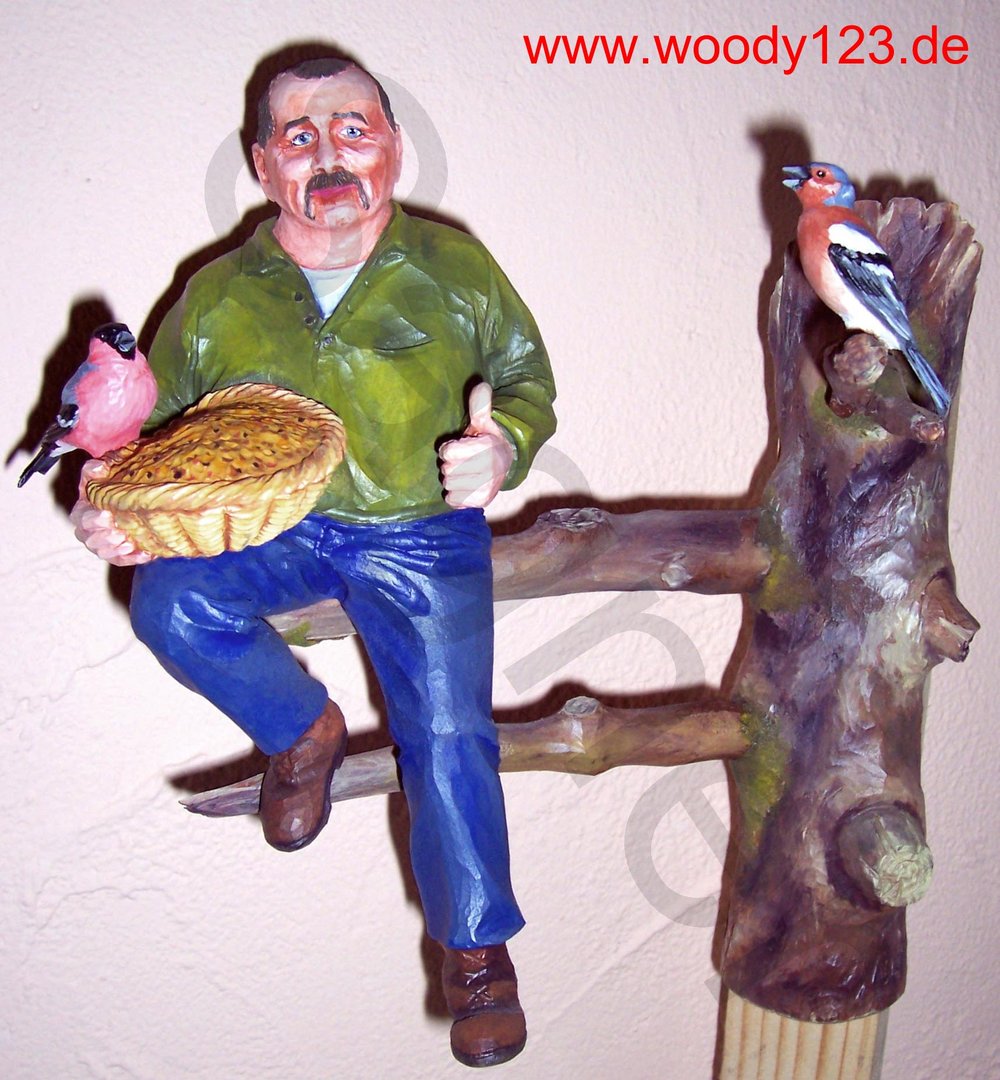 Vögel bei der Fütterung