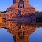 Völkerschlachtdenkmal am Abend