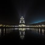 Völkerschlachtdenkmal bei Nacht