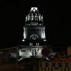 Völkerschlachtdenkmal in Leipzig bei Nacht