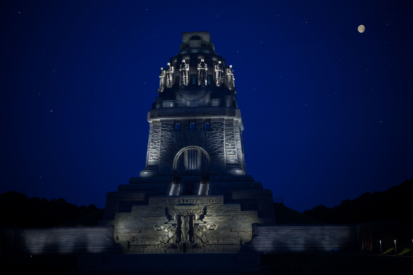 Völkerschlachtdenkmal Leipzig Nachts