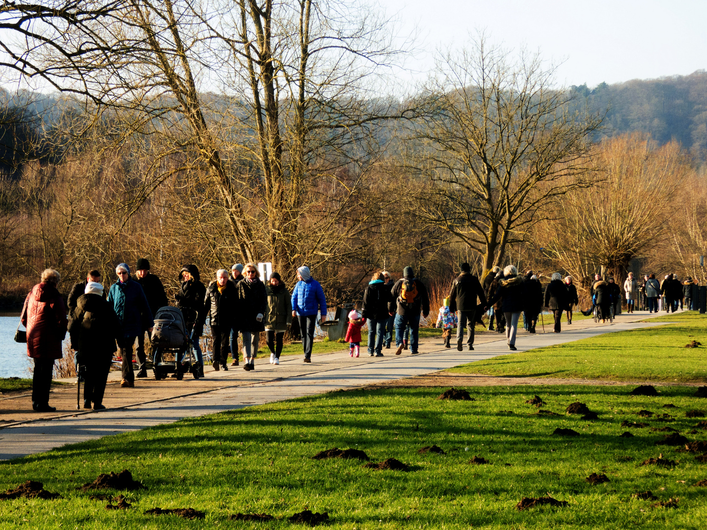 Völkerwanderung an der Ruhr :-))