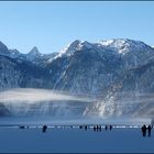 Völkerwanderung über den Königsee 1