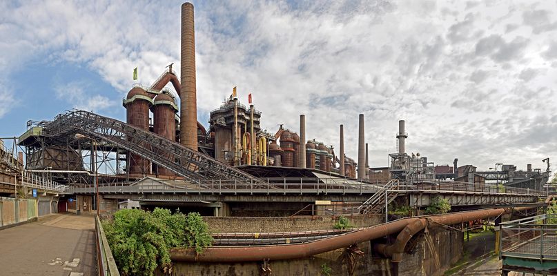 Völklinger Hütte Panorama, vor 2 Jahren schon einmal hier gezeigt, neu bearbeitet und das...