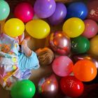 # völlig erschöpft vom dritten Kindergeburtstag