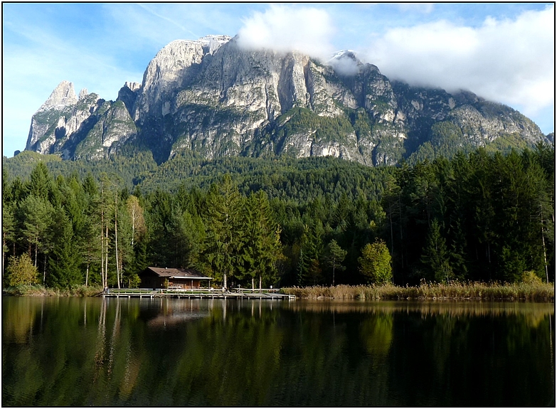 Völser See mit Schlern 3