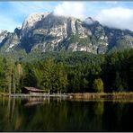 Völser See mit Schlern 3