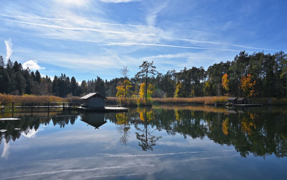 Völser Weiher .. Foto & Bild italy, herbst, italien Bilder auf