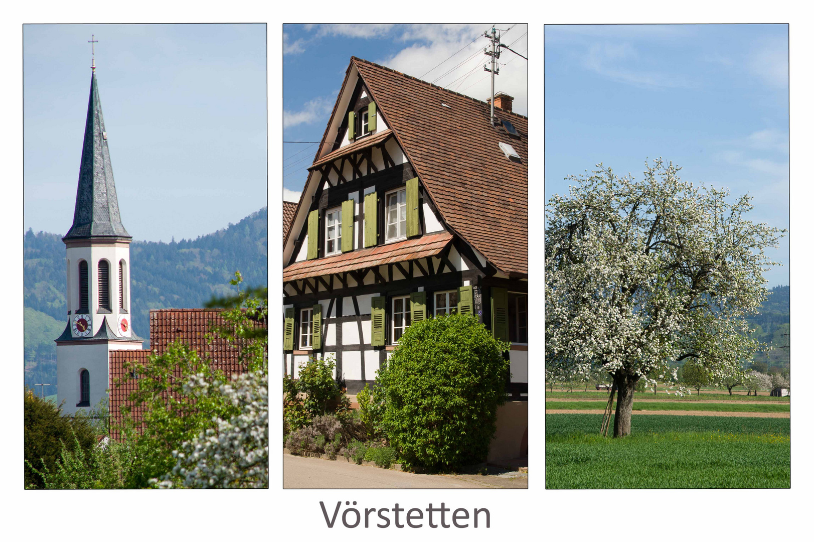 Vörstetten - Postkarte