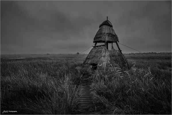 Vogelbeobachtungsturm im Wilden Moor