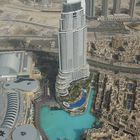 Vogelperspektive aus dem 124 Stockwerk vom BURJ KHALIFA