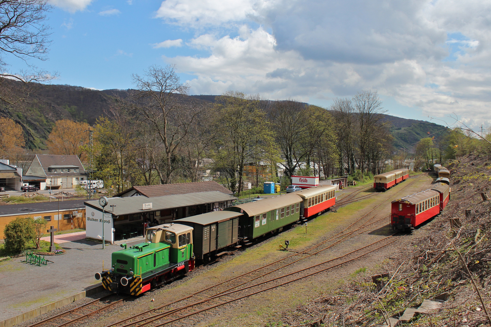 Vogelperspektive Brohltalbahn