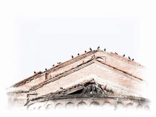 Vogelperspektive in Venetien