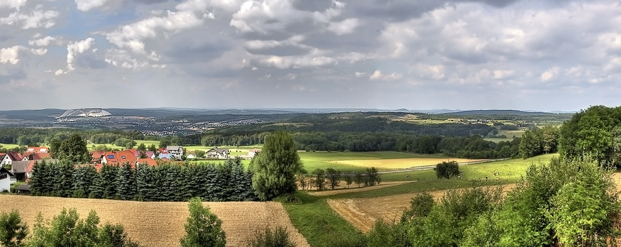 Vogelsberg bis Rhön Foto & Bild panorama, techniken, aufnahmetechniken Bilder auf