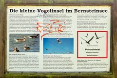 Vogelschutzinsel im Bernsteinsee