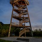 Vogelturm bei "fast" Vollmond