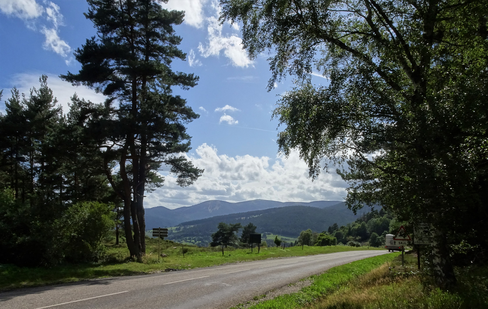 Vogesen - Blick vom Col du Wettstein