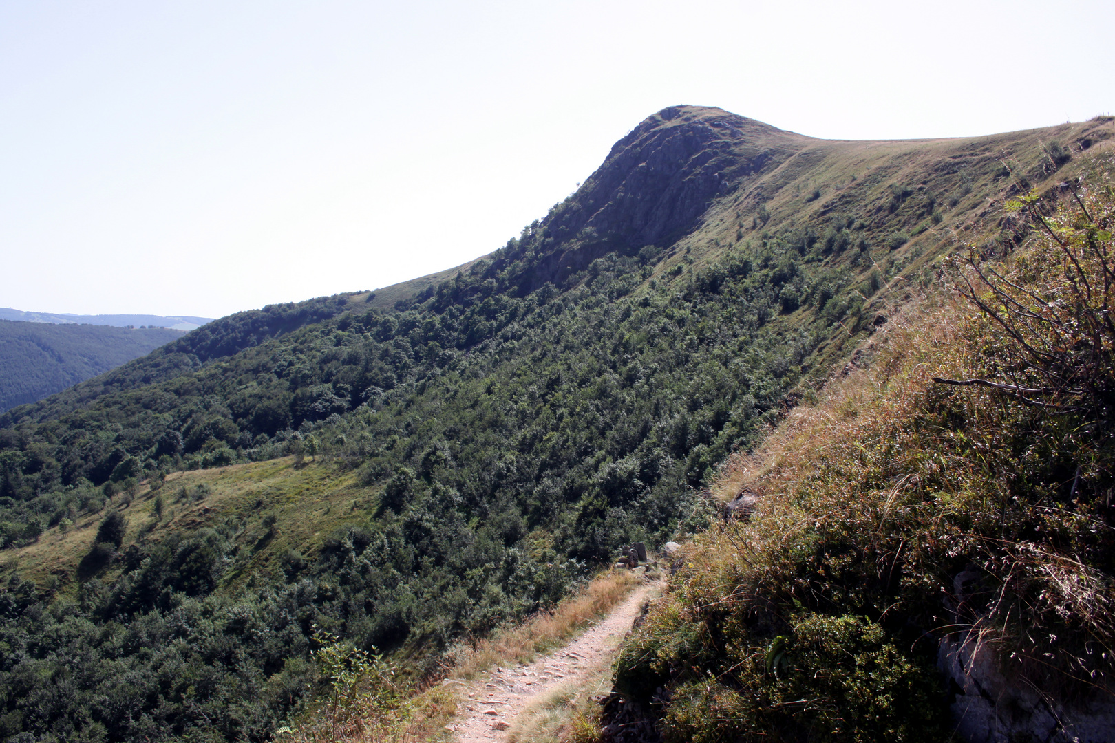 Vogesen, Centre Intiation Nature Rothenbach, Fernsicht, Wanderweg, Rothenbachkopf