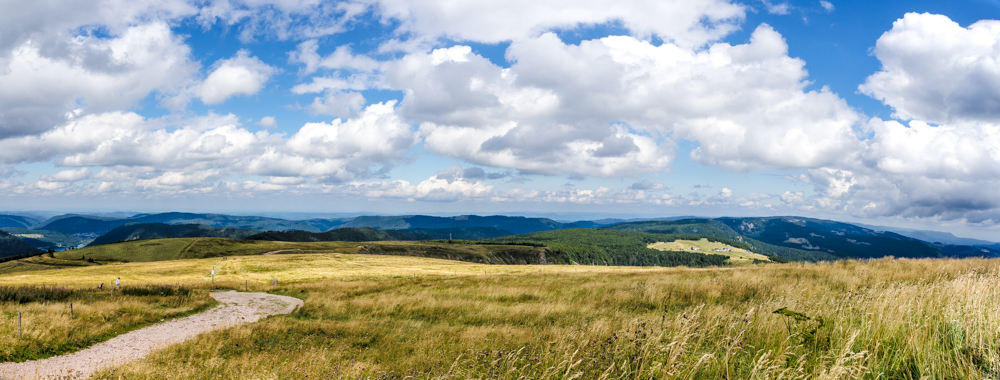 Vogesen. France. Blick vom Le Hohneck