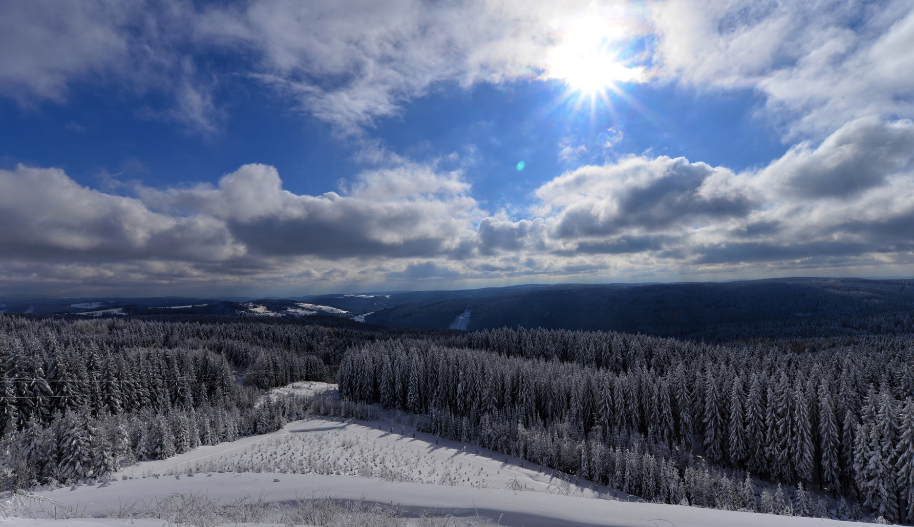 Vogtland im Winter