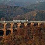 Vogtlandbahn auf der Göltzschtalbrücke