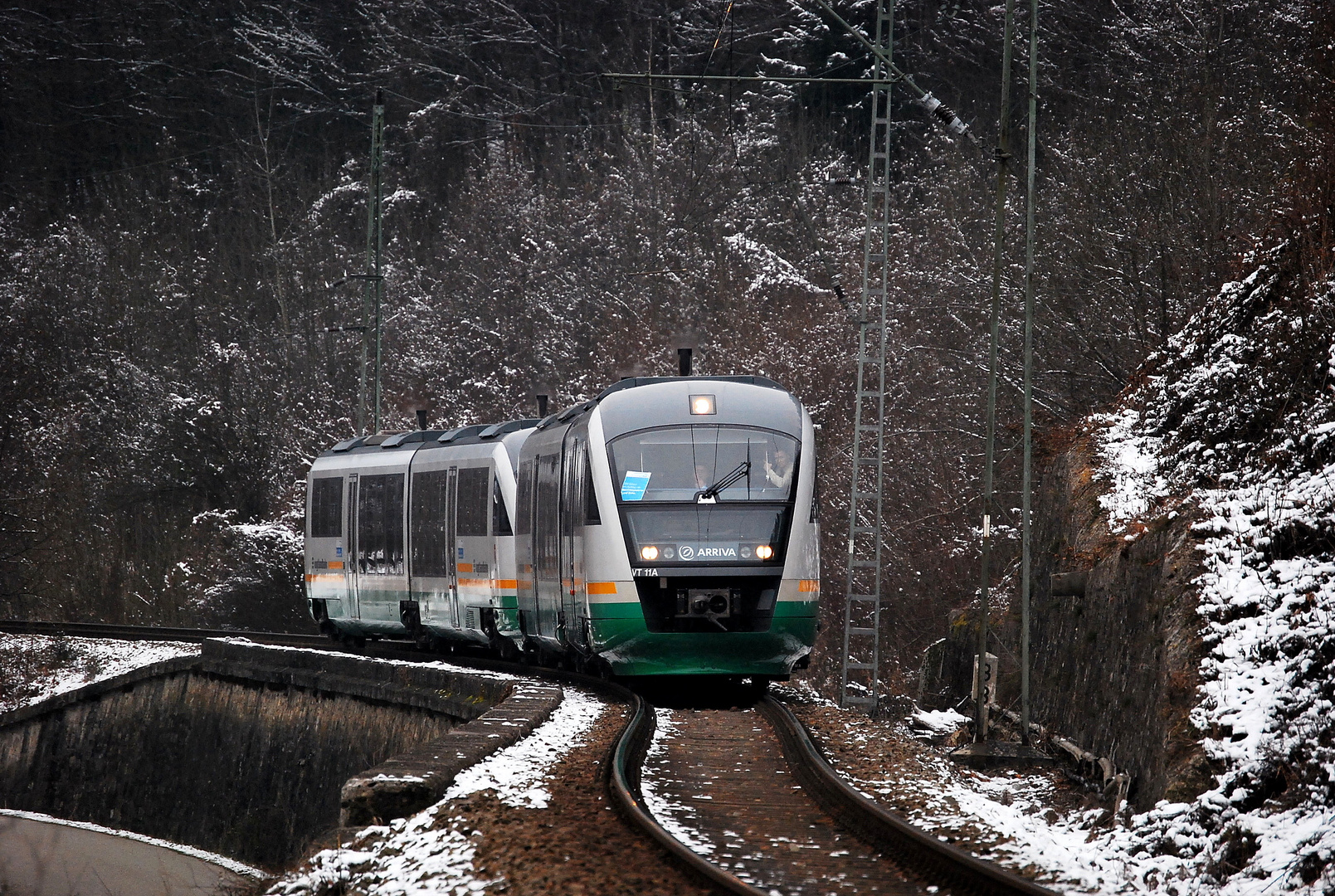Vogtlandbahn in Südostbayern