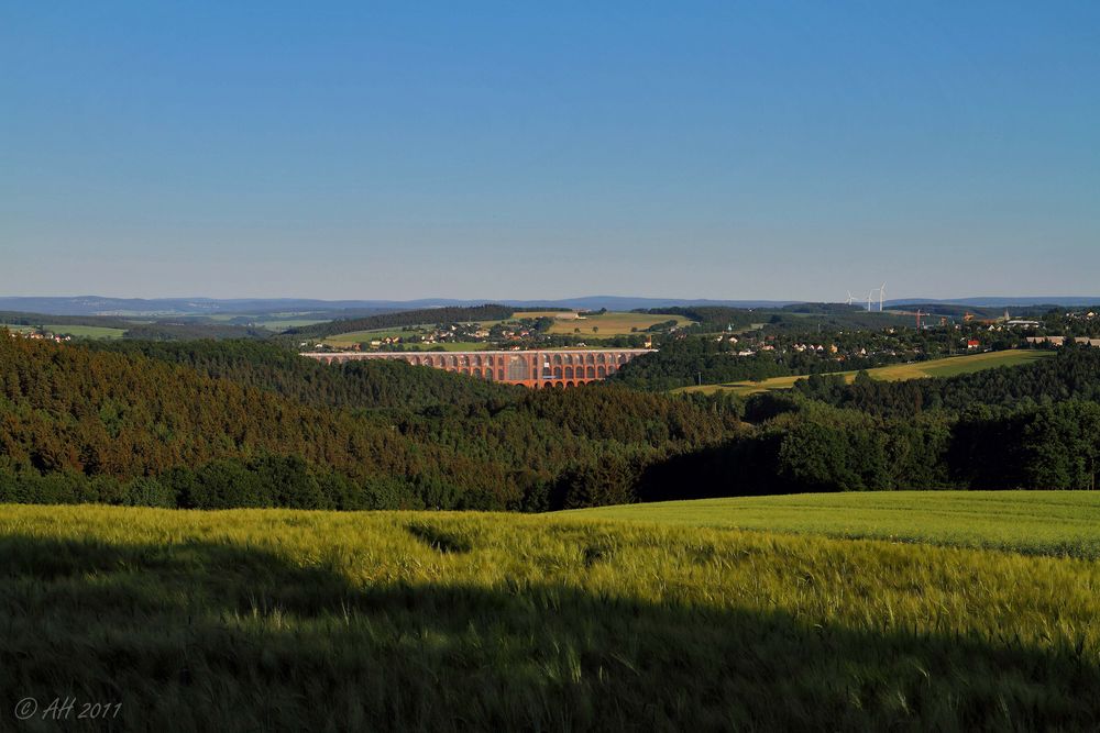 Vogtlandblick mit Brücke