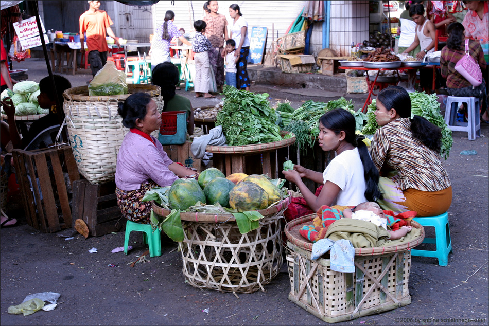 ... voice for democracy ..."working women in Rangoon" ...