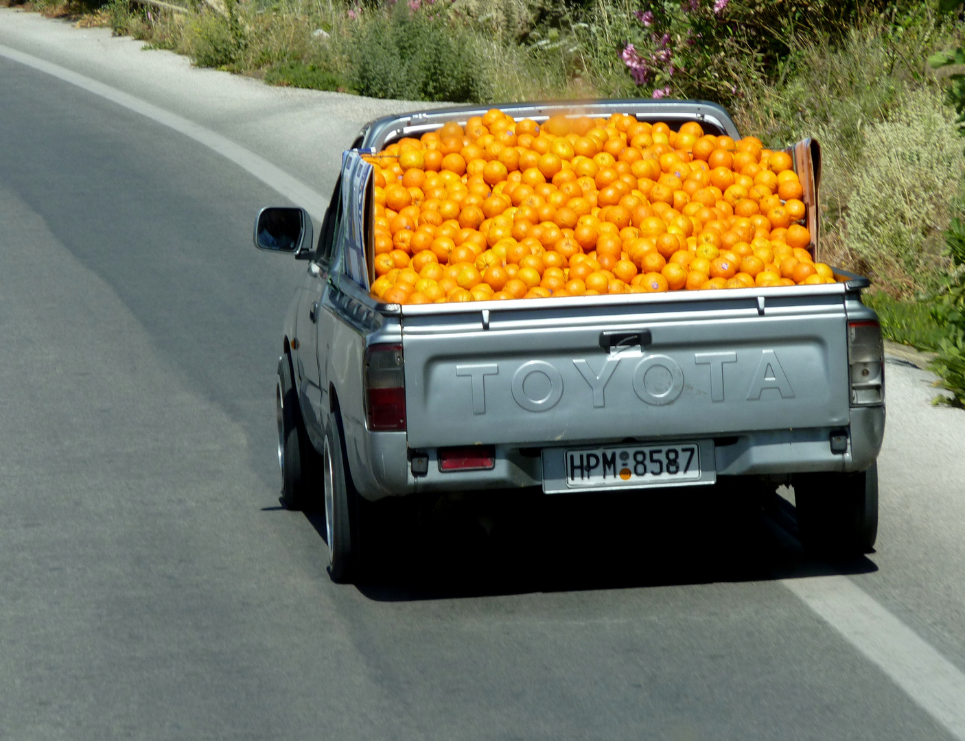 voilà des oranges très pressé