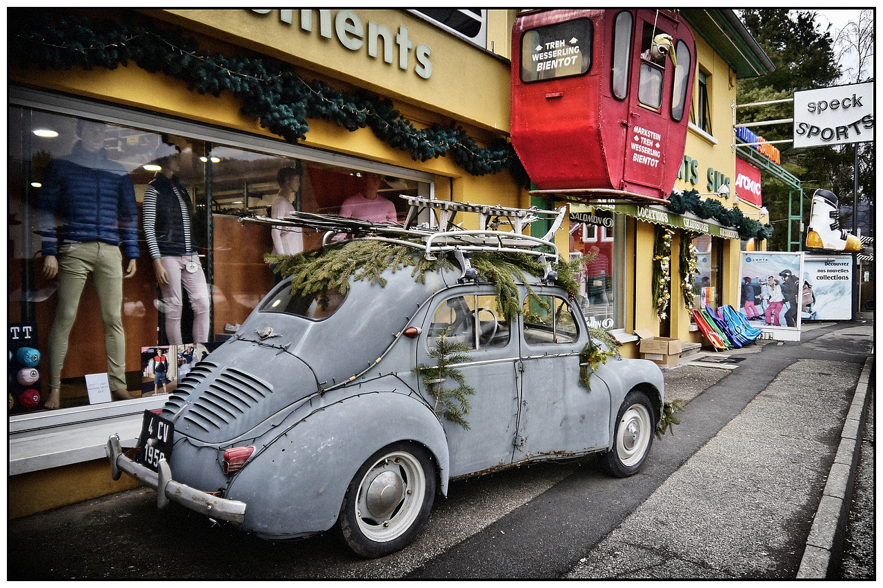 Voiture et téléphérique en panne, c'est rapé.