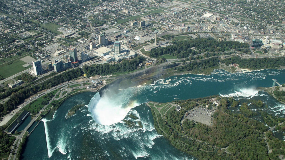 Vol au dessus des chutes du Niagara