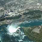 Vol au dessus des chutes du Niagara