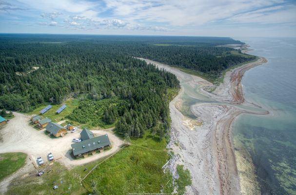 Vol de drone à Chicotte la Mer, Anticosti