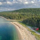 Vol de drone, rivière Patate, Anticosti