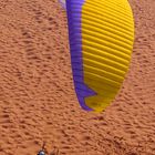 Vol paramoteur dans le sud tunisien