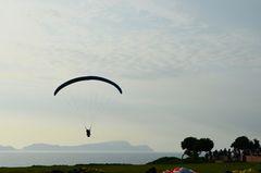 Volando en parapente