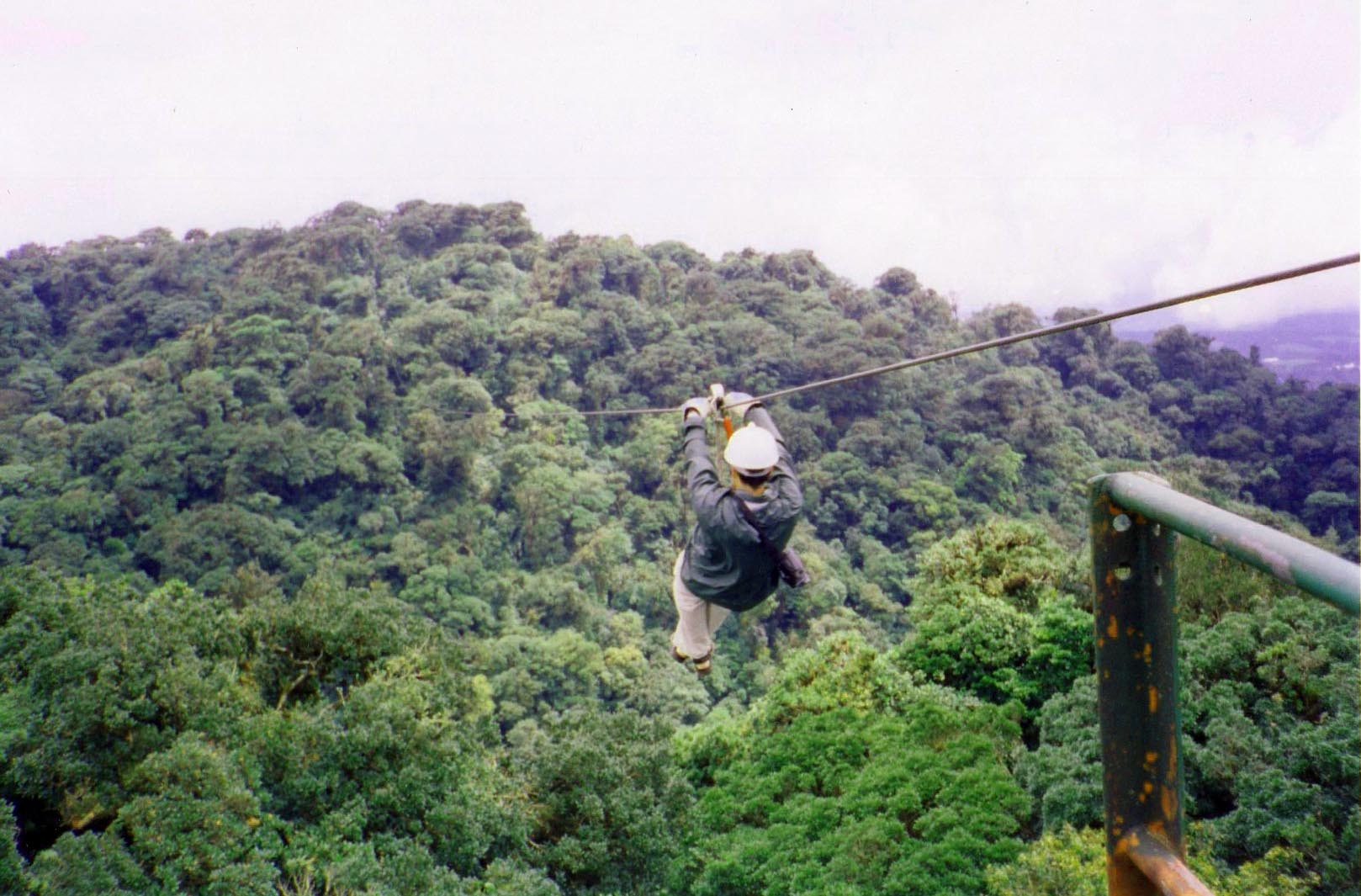 Volando sobre la selva