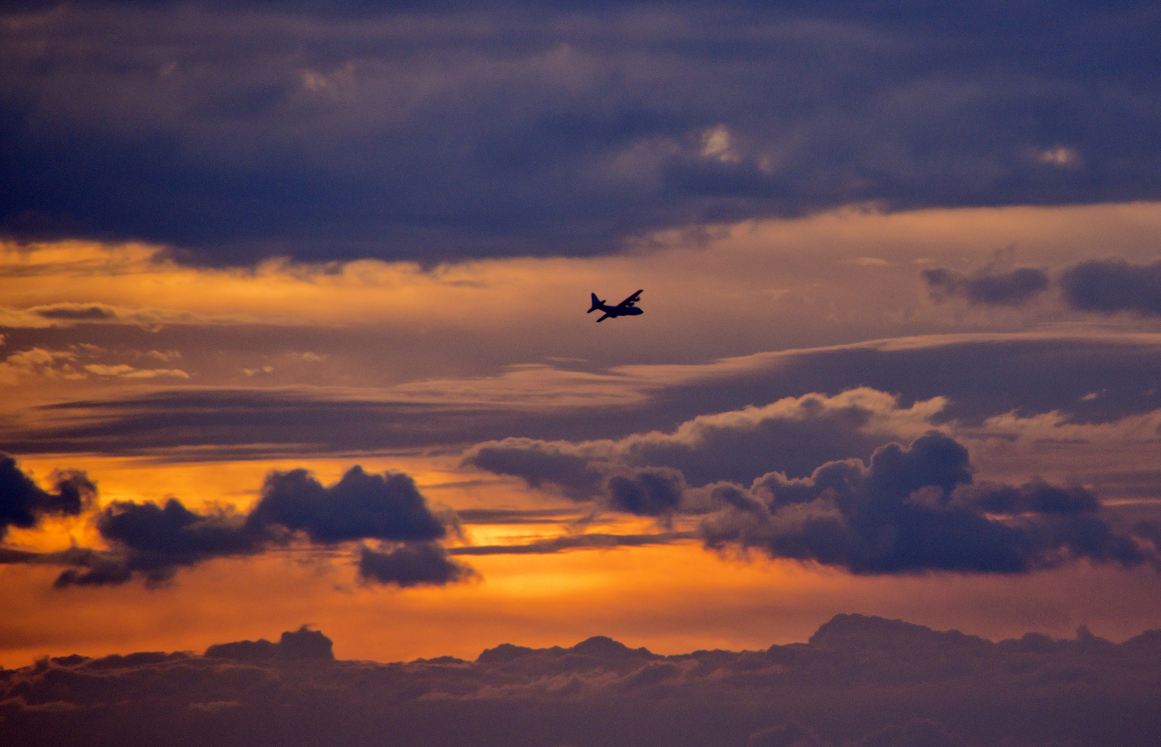 Volare al tramonto