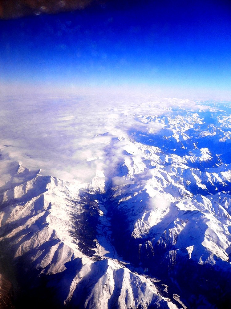 ..Volare sopra nuvole e montagne..