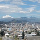 Volcan Cotopaxi desde Quito capital del Ecuador