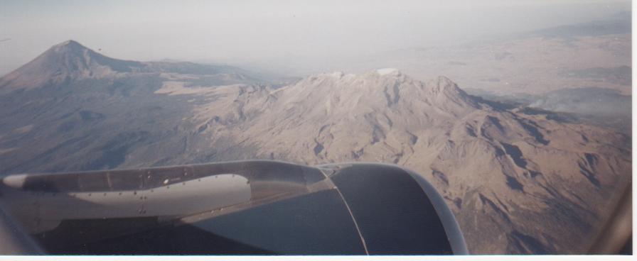 volcanes popocatepetl (mujer dormida) e iztacihuatl (Mèxico)