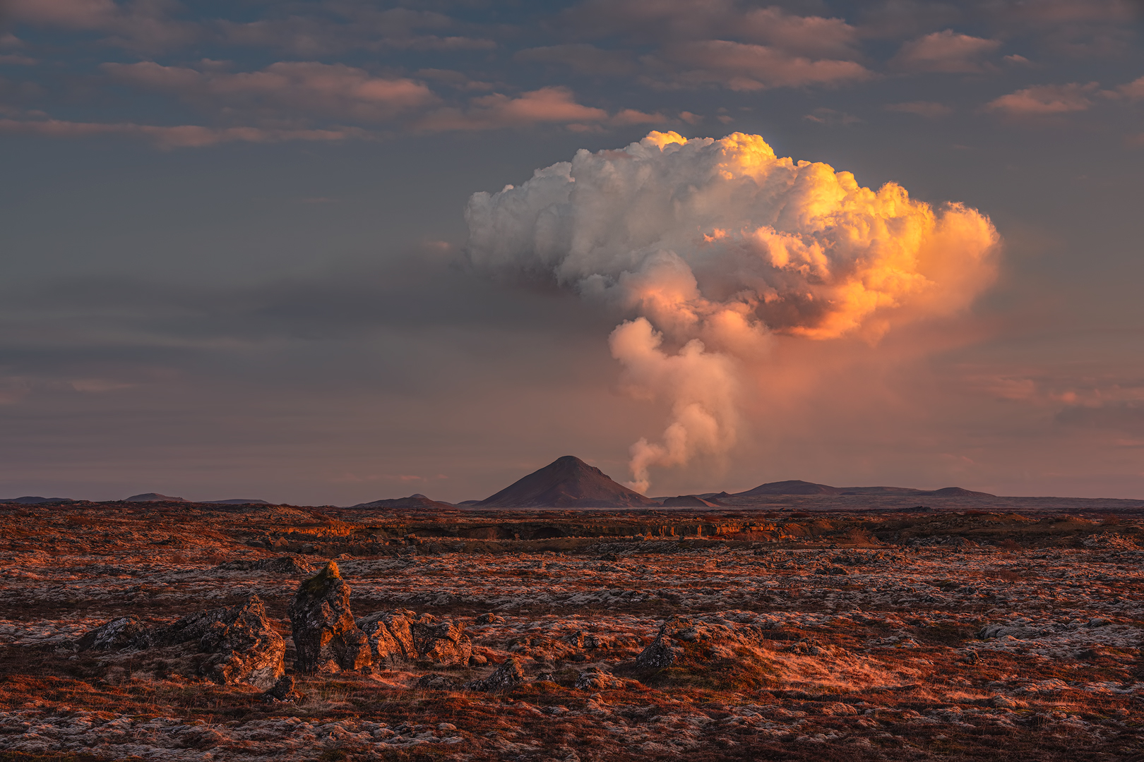 [ ... volcano cloud ]