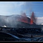 Volcano eruption in Eyjafjallajökull - Iceland 2